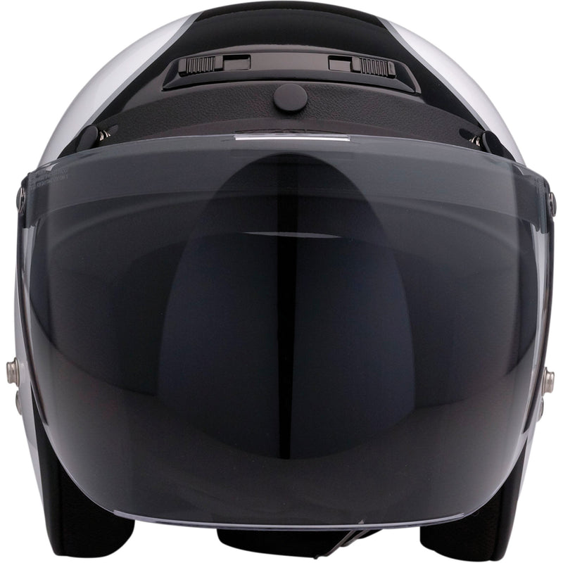 Z1R ZR-201 Jimmy/Drifter/Universal Helmet 3-Snap Bubble Visor 3-Snap Bubble Visor - Smoke