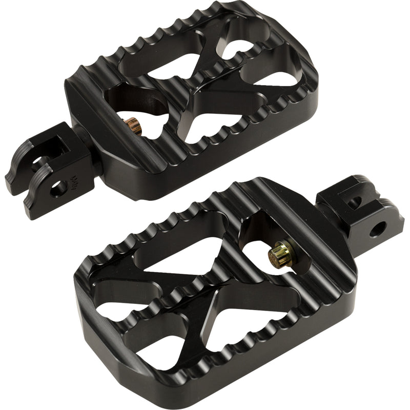 Joker Machine Bear Claw Footpegs - 08-646-6B For Harley Softail 2018-2026