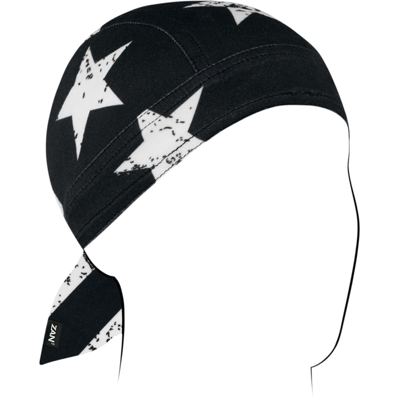 ZAN HEADGEAR 2503-0405 ZL091 Flydanna® SportFlex® Headwrap Flydanna® SportFlex® - Black & White Flag