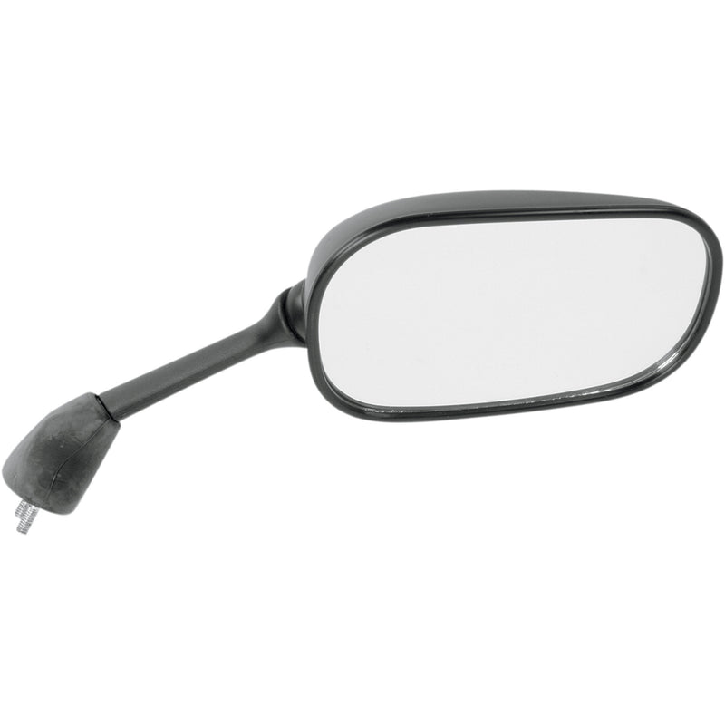 EMGO 0640-0183 20-80551 OEM-Style Replacement Mirror Mirror - Side View - Rectangle - Black - Right