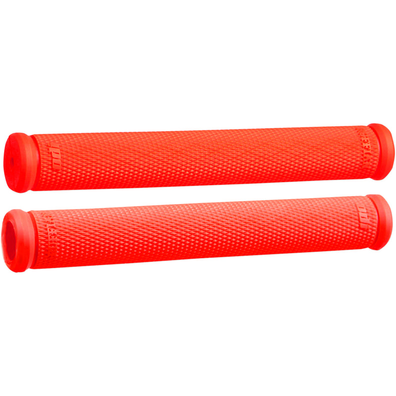 ODI 0630-1628 N01RFFR Snow Ruffian Grips Grips - Ruffian - 8" - Snow - Fluorescent Red