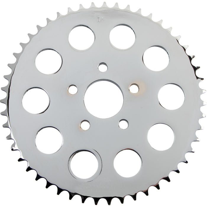DRAG SPECIALTIES Rear Wheel Sprocket Chrome - Flat Tooth