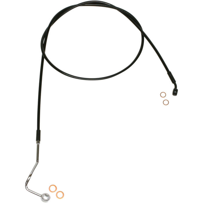 MAGNUM SHIELDING XR Stainless Upper Brake Line - Black