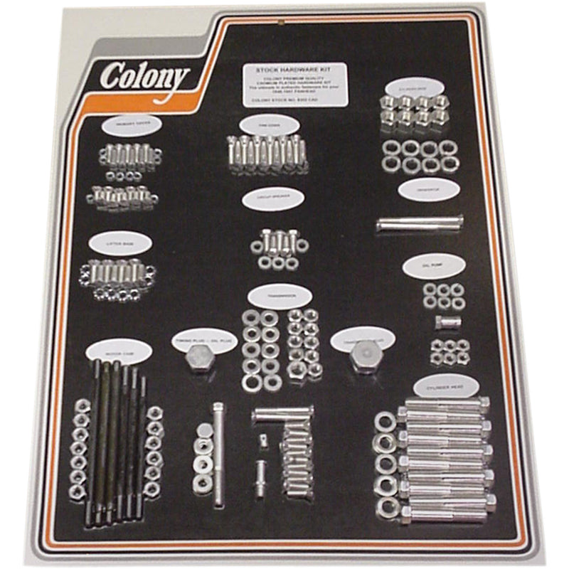 Colony Hardware Kit - 8302 CAD For Harley Touring 1948-1957