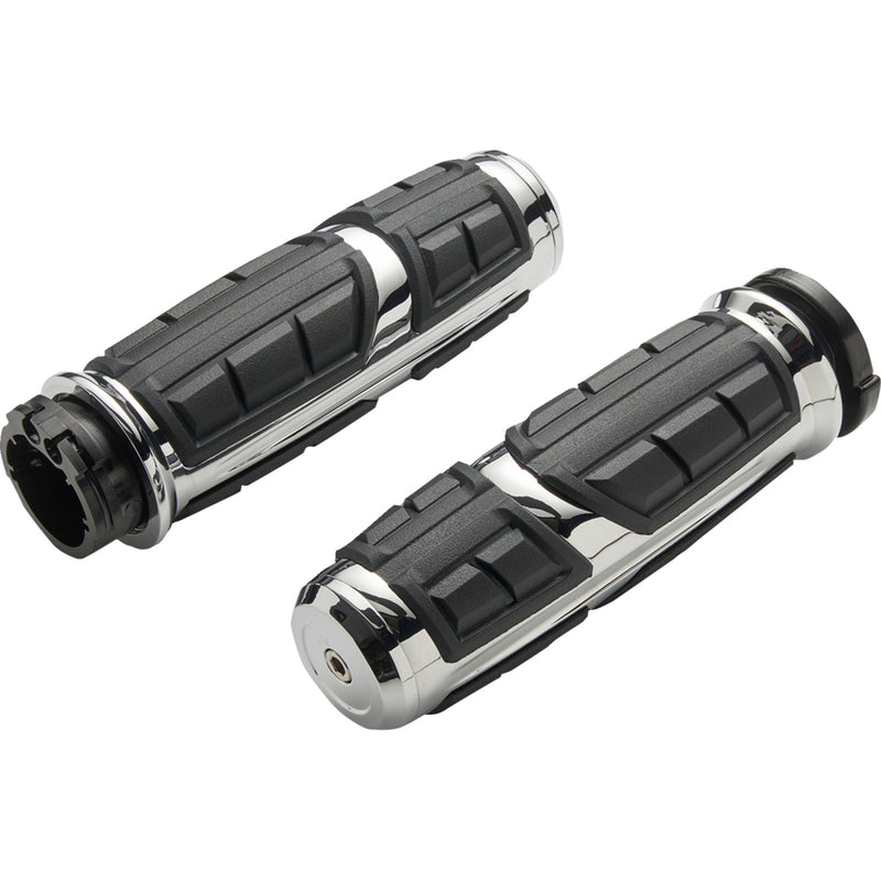 Ciro Chicane Grips - 54003 For Harley Motorcycles 1984-2026