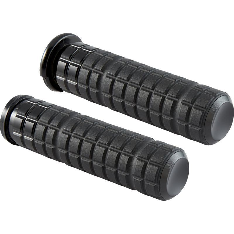 Arlen Ness SpeedLiner Grips - 500-002 For Harley Motorcycles 2008-2025