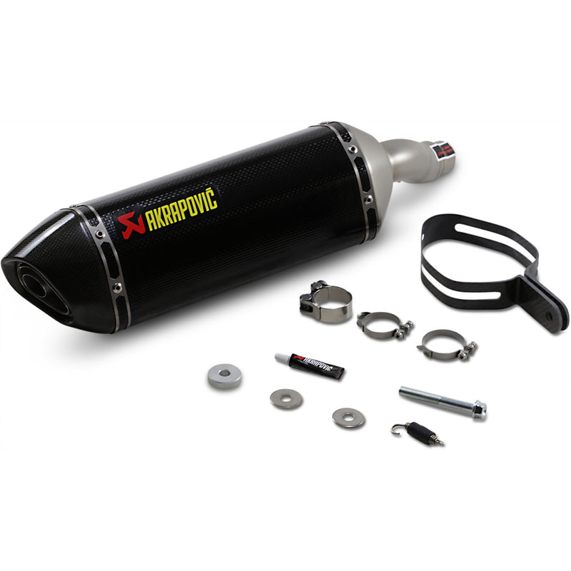 Akrapovic Slip-On Line Muffler - S-K3SO1-ZC Kawasaki Ninja 250R / Ninja 300R / 250 / 300 2013-2016