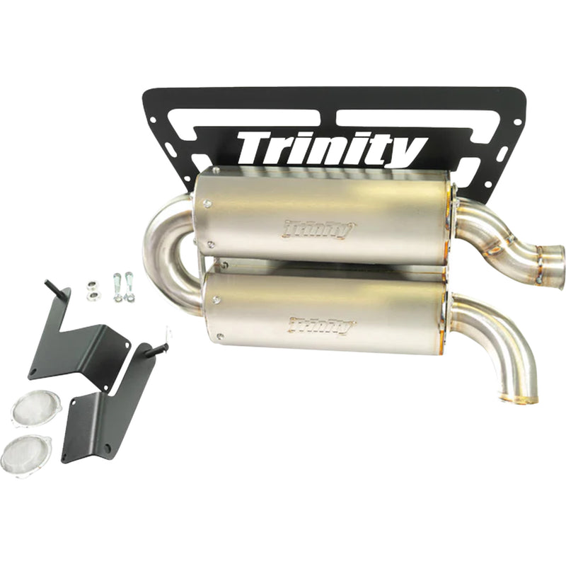 Trinity Racing Muffler - TR-4195S Polaris RZR 2024-2026