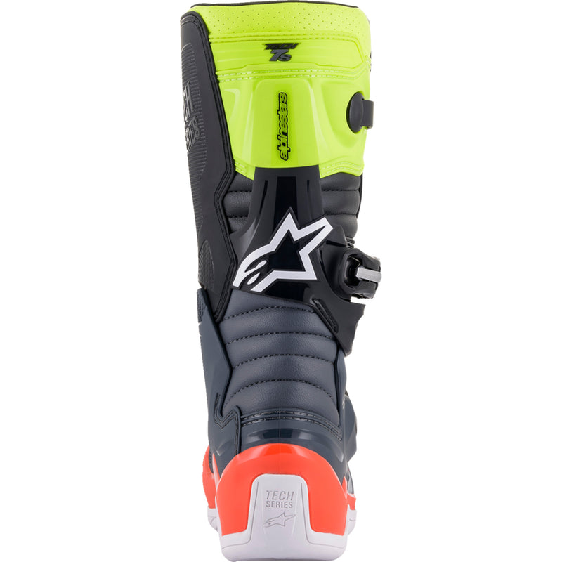 ALPINESTARS Youth Tech 7S Boots Black/Gray/Red/White/Yellow - US
