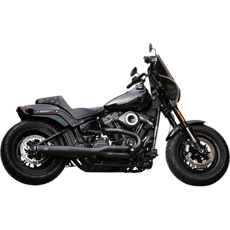 S&s Cycle Superstreet 2-Into-1 Exhaust System - 550-0789B For Harley Softail 2018-2024