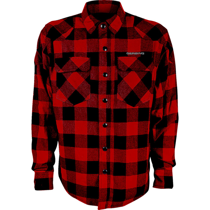 GERBING HEATED CLOTHING 7 V Battery Flannel Shirt Red/Black