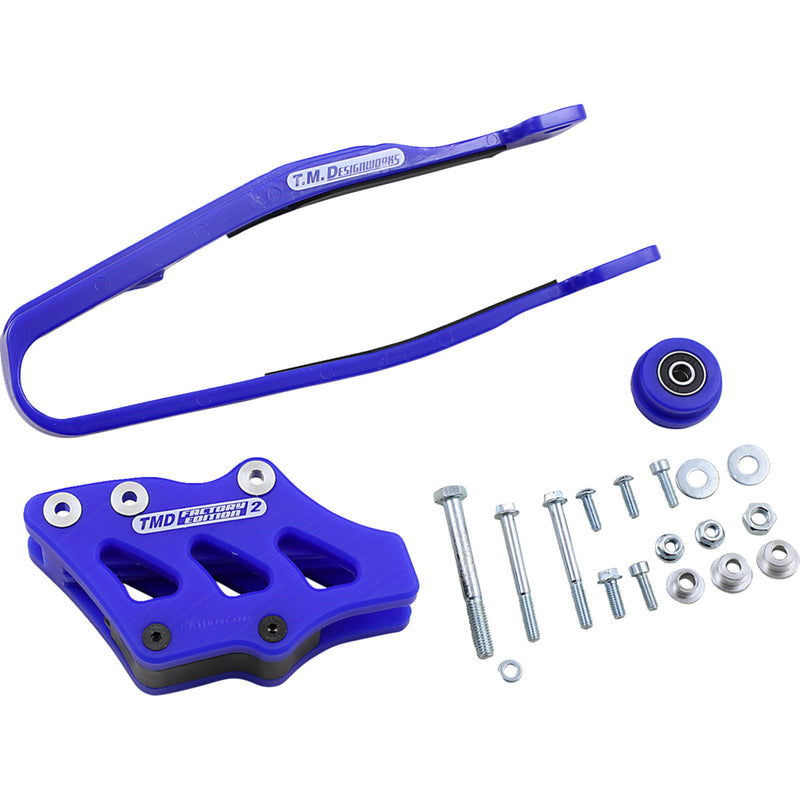 T.m. Designworks Chain Guide And Slider Kit - YCP-OR6-BU Yamaha Dirt Bikes 2007-2025