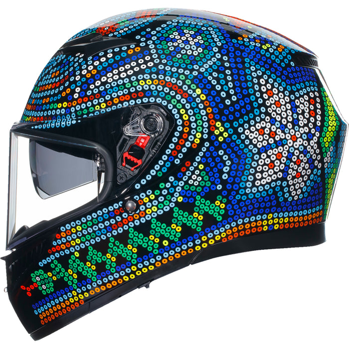 AGV 0101-15466 2118381004001XL K3 Rossi Winter Test 2018 Helmet K3 Helmet - Rossi Winter Test 2018 - XL