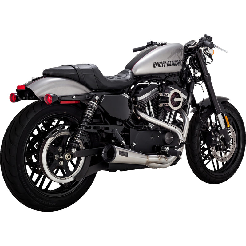 Vance & Hines Upsweep 2-Into-1 Exhaust System - 27637 For Harley Sportster 2004-2013