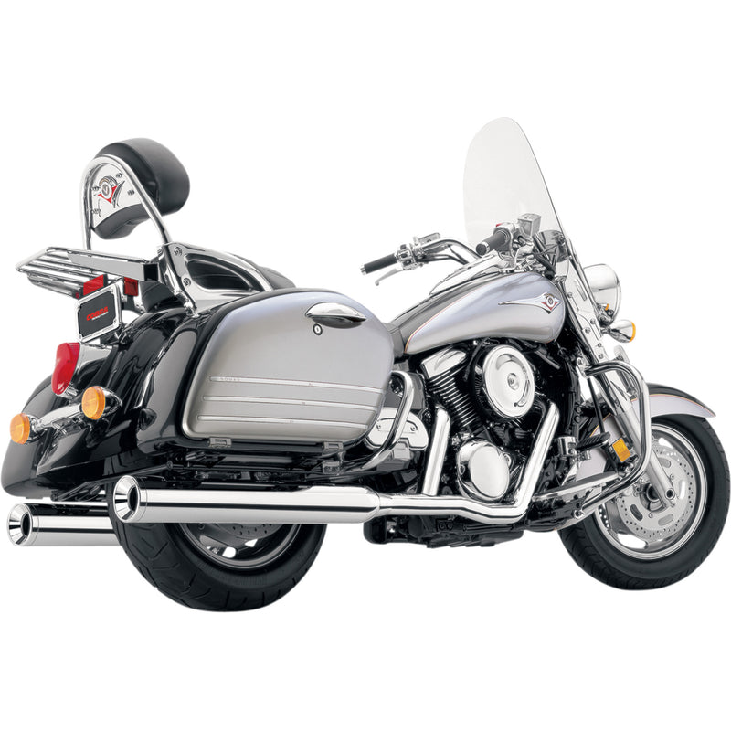 Cobra 2-Into-2 Exhaust System - 4368 Kawasaki 1500 / 1600 / VN1500G / VN1600D 1998-2008