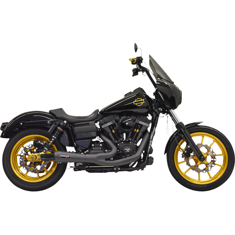 Bassani Xhaust 2-Into-1 Exhaust System - 1D6B For Harley Dyna 2006-2017