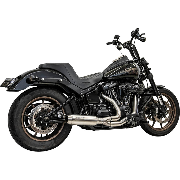 BASSANI XHAUST 1800-2690 1S77SSE 2-into-1 Exhaust System with Superbike Muffler - Stainless Steel