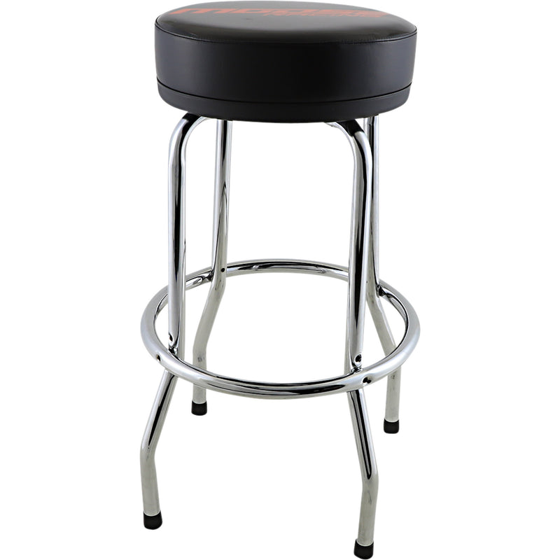 MOOSE OFFROAD 9905-0153 X80-6020MR Bar Stool Branded Barstool - Black/Orange Logo