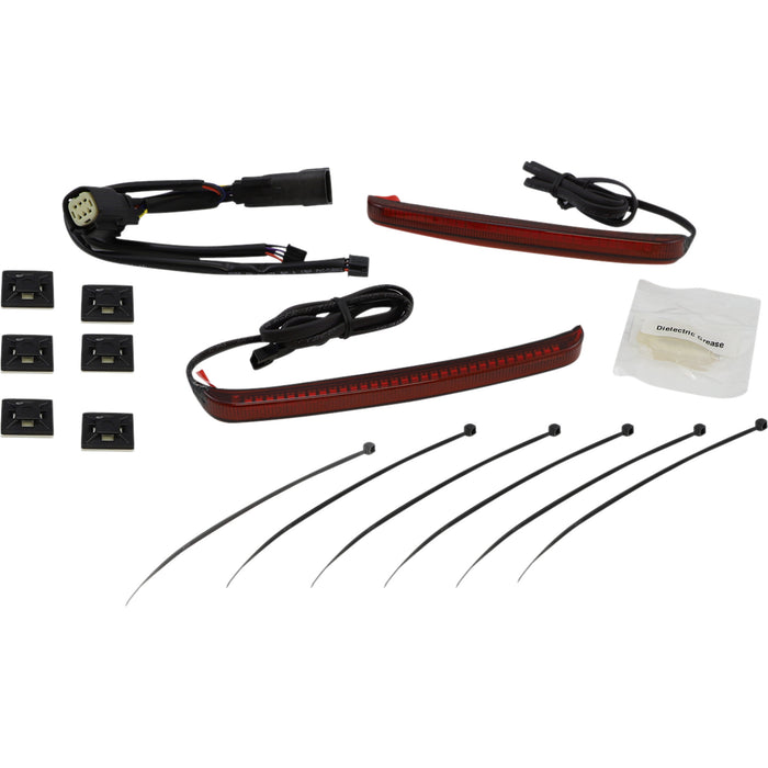 CIRO 2040-2683 40062 Bag Blades® Accent Lights - Red Turn Signals