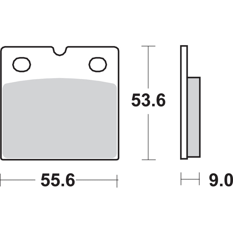 Sbs Brake Pad - 506HF For BMW Motorcycles 1977-2008 | Ducati Motorcycles 1980-1992 | Moto Guzzi LeMans 1000 / 1000 1979 | MV Agusta 750 1998