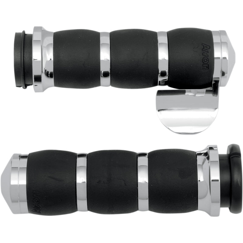 Avon Velvet Air Grips - AIR-93-BOSS For Harley Motorcycles 1980-2022