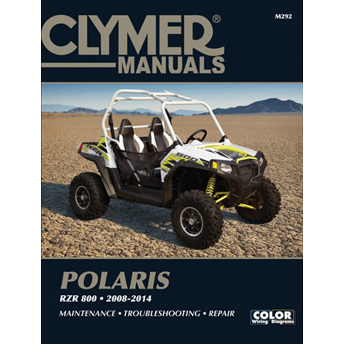 CLYMER 4201-0263 CM292 ATV Repair Manual — Polaris Manual - Polaris RZR '08-'14