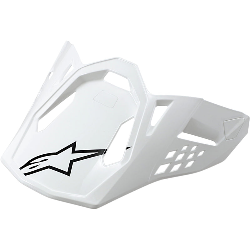 ALPINESTARS 0132-1288 89810192180OS Supertech M10/Supertech M8 Helmet Visor Supertech M10/Supertech M8 Visor - Gloss White