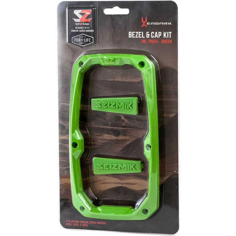 SEIZMIK 0640-1498 56-19024 Embark Mirror Trim Kit Trim Kit - Embark - Side View - Green