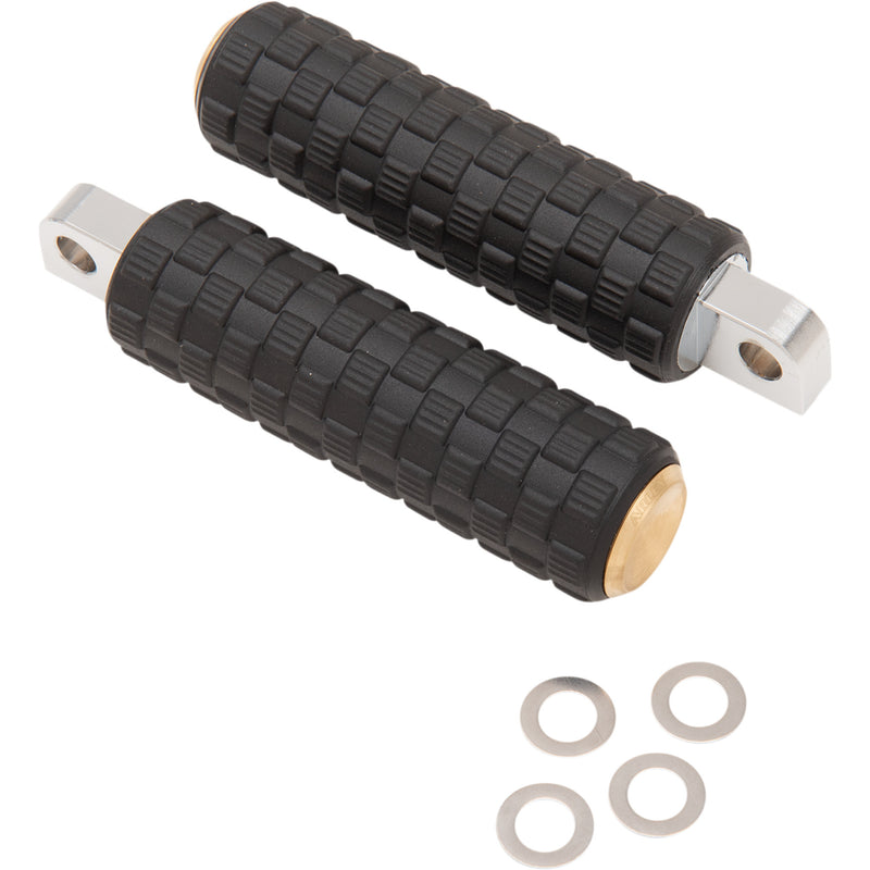 ARLEN NESS 1620-1984 07-964 Fusion Male-Mount Footpegs - Air Trax - Brass