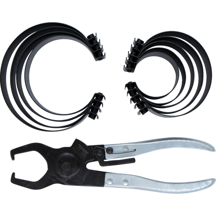 LANG TOOLS 3801-0432 981 9-Band Piston Ring Compressor Set Piston Ring Compressor - Fine-Tooth - Set