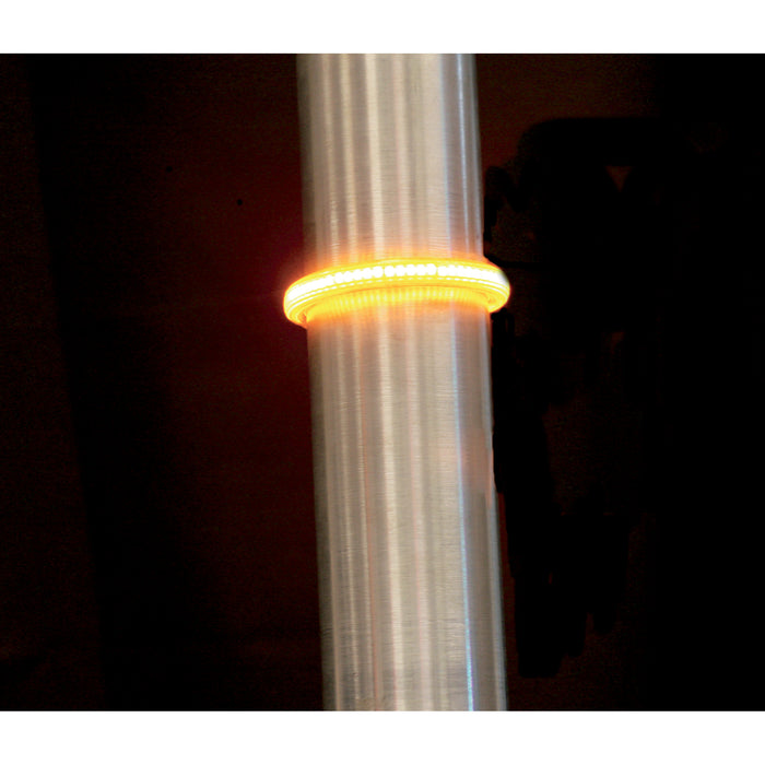 CUSTOM DYNAMICS 2040-0951 TW39AS TruWRAPZ® 360 Degree LED Fork Lights WRAPZ® Fork Lights - 39 mm - Smoke Lens