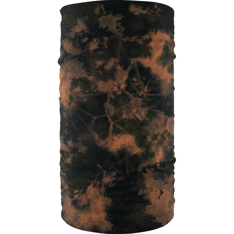 ZAN HEADGEAR 2502-0315 TF774 Motley Tube® Fleece Lined greg lutzka tube - tie dye - black/brown