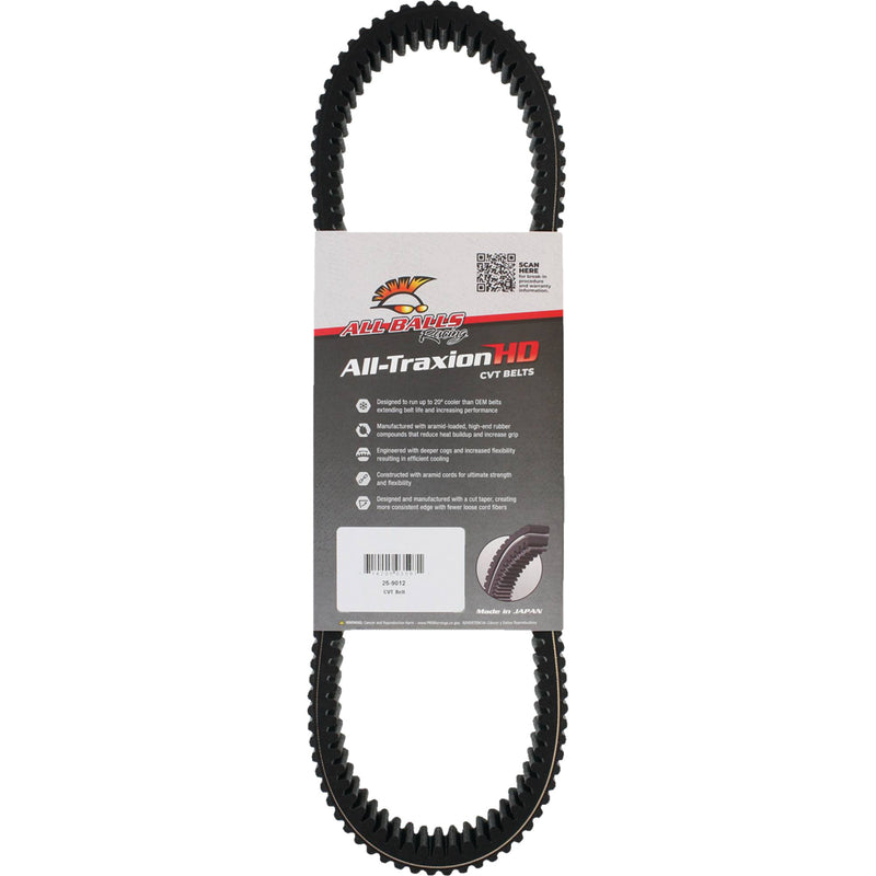 All Balls All-Traxion Belt - 25-9012 Polaris RZR 2022-2025