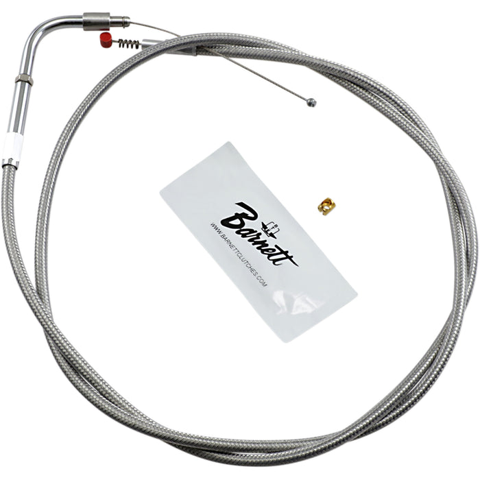 BARNETT DS-223574 102-30-40016-06 Stainless Steel Throttle/Idle Cable - +6"