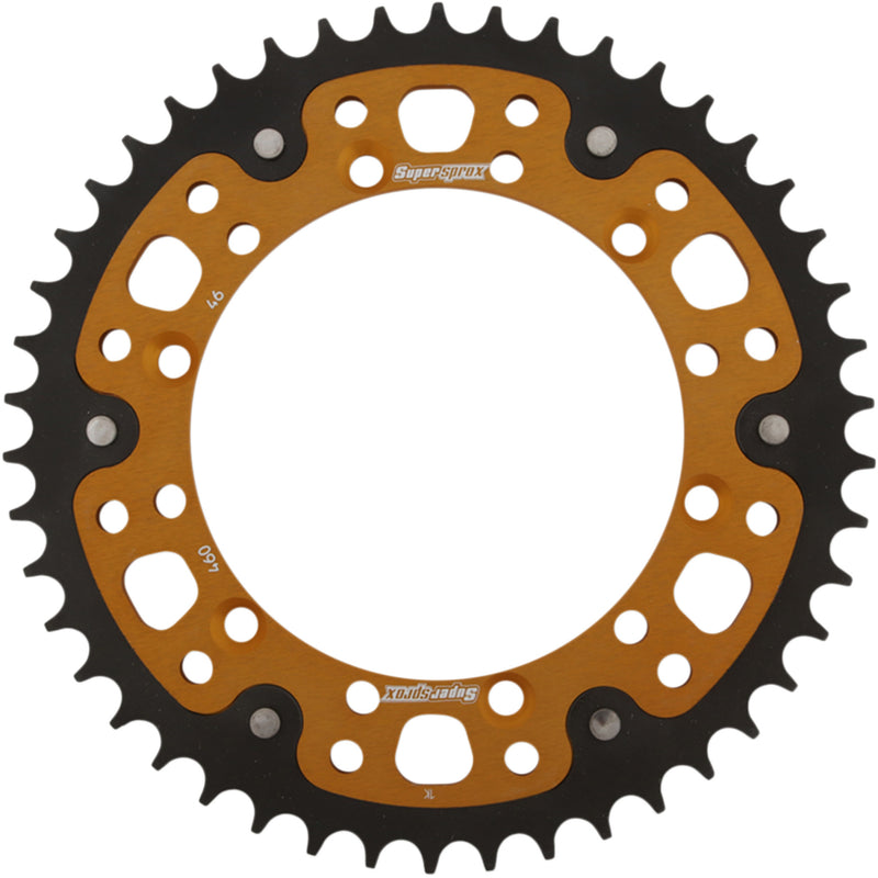 Supersprox Sprocket - RST-460-46-GLD For Kawasaki Dirt Bikes 1982-2022 | Suzuki RMZ 250 2004-2006