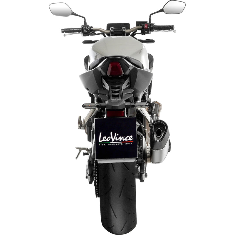 LEOVINCE 1812-0618 15611TU LV-14 R Exhaust System titanium - honda cb/cbr 650