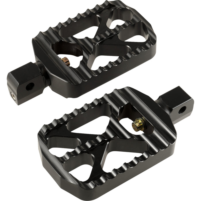 JOKER MACHINE 1620-2641 08-646-5B Bear Claw Footpegs black - indian