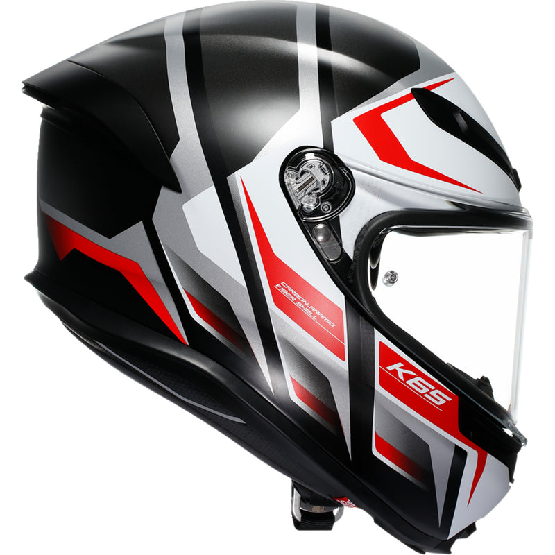 AGV K6 S Karve Helmet - Matte Black/White/Red