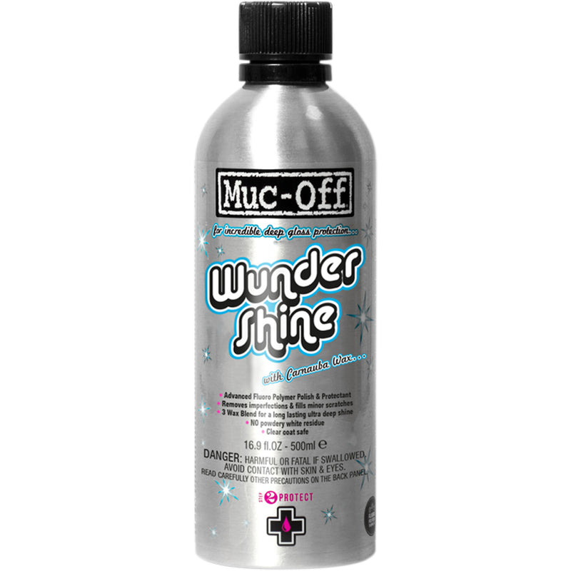 MUC-OFF USA 3713-0093 1131US Wunder Shine Bike Wax Wonder Shine Polish - 500ml - Aerosol