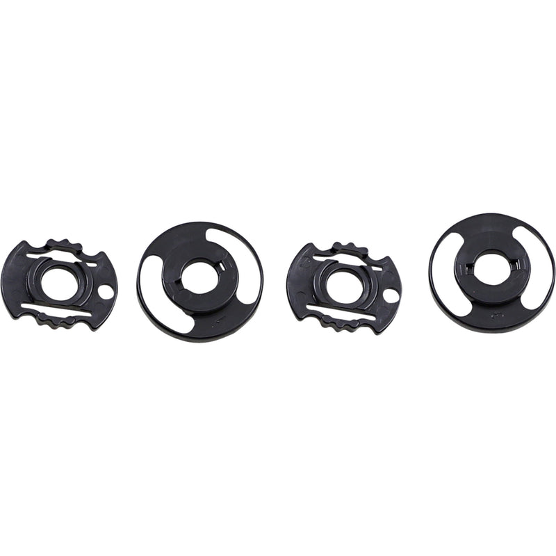 BILTWELL 0133-1282 0034-24 Gringo S/Lane Splitter Helmet Shield Baseplate Kit Set Gringo S/Lane Splitter Base Plate - Gen 2 - Black - Pair