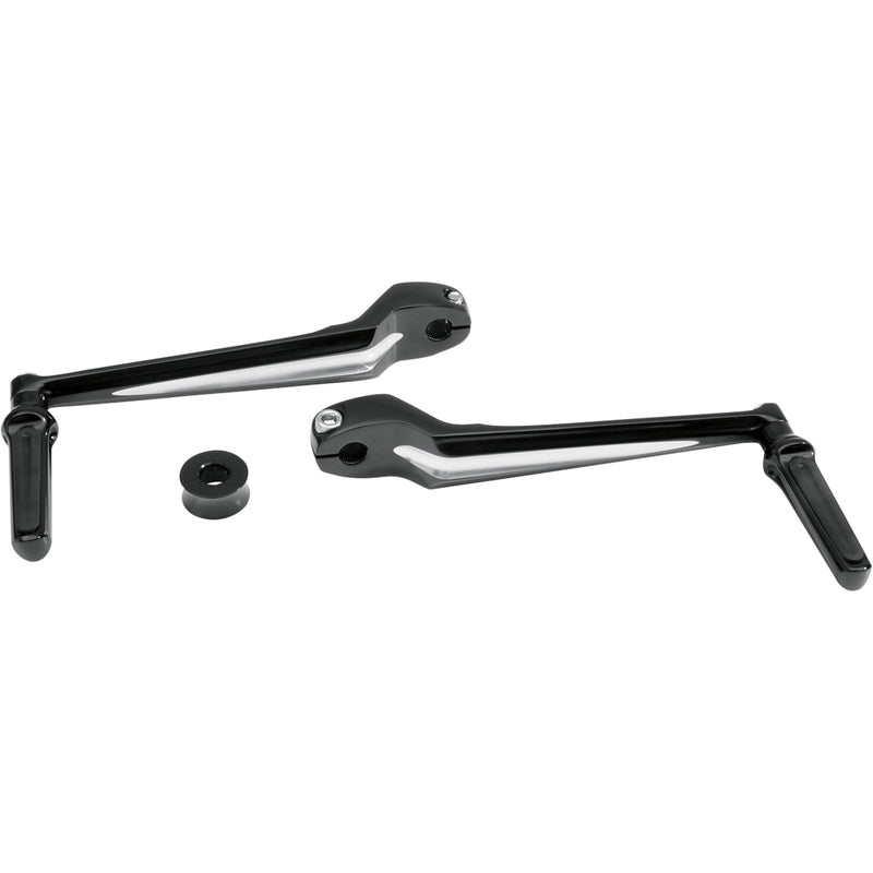 Performance Machine (pm) Contour Shift Lever - 0034-1081-BM For Harley Motorcycles 1984-2020