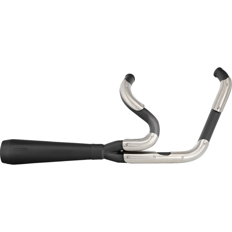 Trask Assault 2-Into-1 Exhaust System - TM-5020BK For Harley Motorcycles 2006-2017