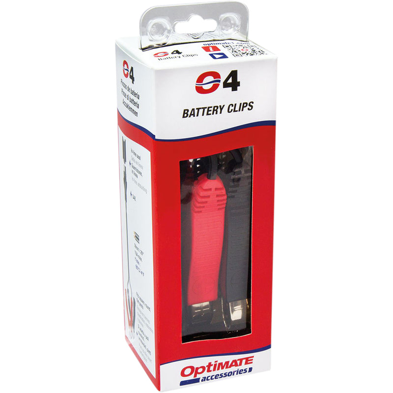 TECMATE 3807-0165 O-04 Battery Clips O-04 Charger Cord - SAE to Battery Clips