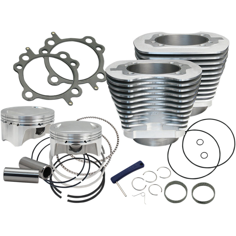 S&S Cycle Sidewinder Cylinder And Piston Kit - 910-0650 For Harley Motorcycles 2007-2017