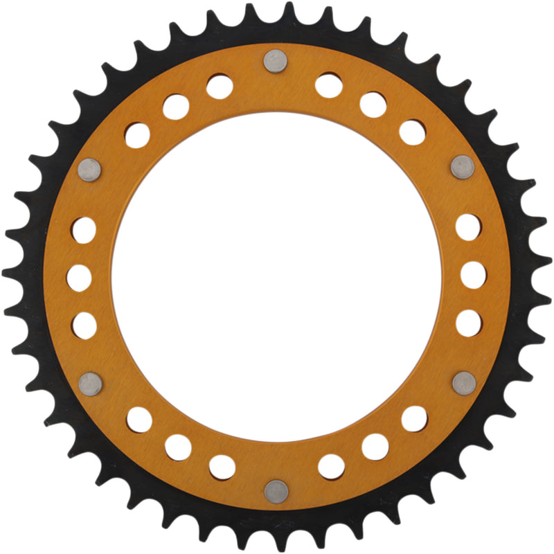 SUPERSPROX 1210-1946 RST-1306-43-GLD Stealth Rear Sprocket 43 tooth - gold - honda