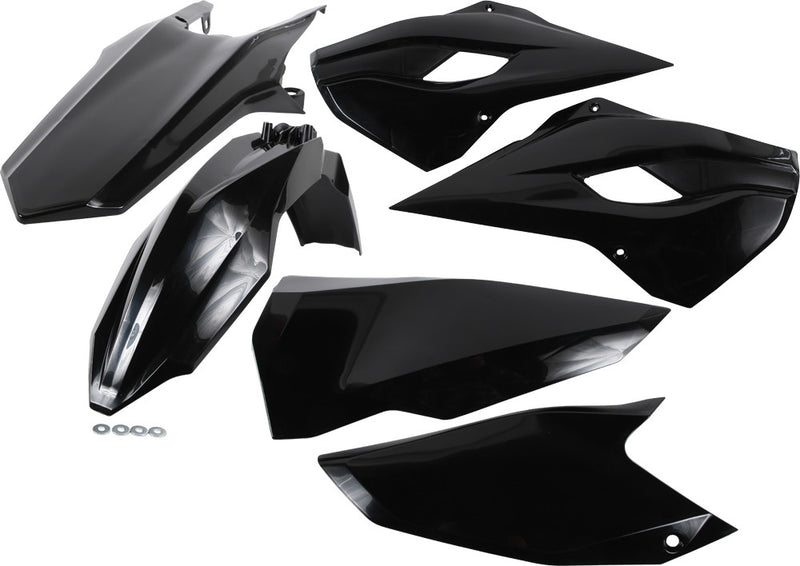 Acerbis Plastic Kit Black - 2403070001 Husqvarna Dirt Bikes 2015-2016