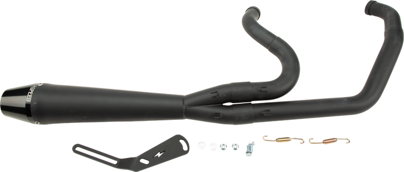 Sawicki 2IN1 TC FLT Full Length Pipe Black - 930-01084 For Harley Touring 1995-2016