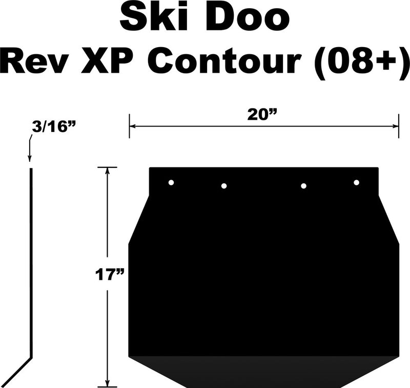 Pdp Snowflap SKI DOO REV XP 2008+ - SF-XP08PB Ski-Doo Snowmobiles 2008-2017