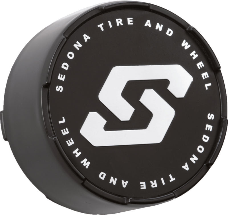 Sedona 570-0011 CPS-A72-156B SPLIT 6 WHEEL REPLACMENT CAP BLACK 4/137-4/156