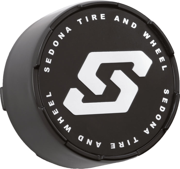Sedona 570-0011 CPS-A72-156B SPLIT 6 WHEEL REPLACMENT CAP BLACK 4/137-4/156